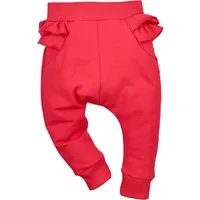 NINI Stoffhose Rüschen Mädchen (1-tlg) Stoffhose, Jogginghose, Jogger, Sporthose, Chino