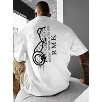 RMK T-Shirt Shirt Herren Shirt Basic Rundhals Teddybär Bär aus 100% Baumwolle