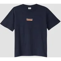 s.Oliver Kurzarmshirt T-Shirt Oversize T-Shirt mit Rücken- und Frontprint