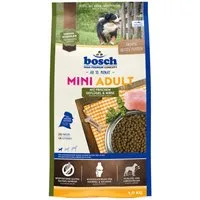 Bosch Petfood Mini Adult mit Geflügel & Hirse 1 kg, für: Hund