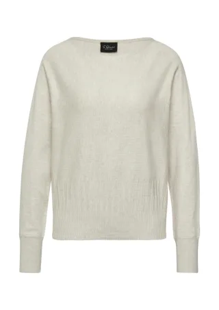 s.Oliver BLACK LABEL - Strickpullover aus Viskosemix beige - Gr. - 44