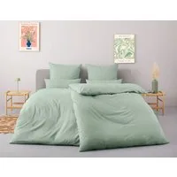 OTTO home Bettwäsche Luisa, Baumwoll-Leinen Mix, 2 teilig, ab Gr. 135x200, auch in PREMIUM Qualitäten erhältlich, Streifen