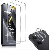 SmartUP Displayschutzglas 2X Schutzglas für Xiaomi Poco X8 Pro Panzerfolie Display Kamera Full für Xiaomi Poco X8 Pro, kompletter Displayschutz