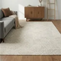 Vimoda Designteppich Costalight, Rauten 3D Muster, Rechteckig, Höhe: 7 mm, Boho Hochtief Effekt, Wohnzimmer, Küche, Schlafzimmer