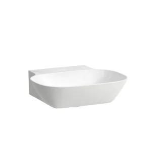 LAUFEN Aufsatz-Handwaschbecken Ino 450x900x145, ohne Hahnloch, ohne Überlauf, geschliffen weiss H8163000001121