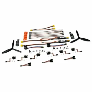 Sonicmodell 2212 KV1100 Brushless Motor & 40A ESC & 9g Servo & 8045 Propeller Power System Combo For Binary RC Airplane