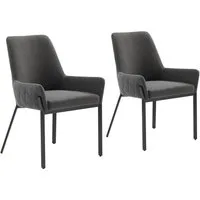 OTTO home Stuhl Lome (1 St), mit pflegeleichtem Webstoff Bezug, Metallgestell, Sitzhöhe 49 cm