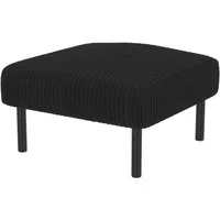 BlingBin Polsterhocker Sitzhocker, Cord-Stoff Hocker mit Metallgestell (Fußhocker, 1 St., 56 × 51 × 39 cm), Vielseitig als Fußbank, Sitzhocker oder Beistelltisch nutzbar