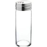 Pasabahce Salzstreuer Pasabahce Basic 2er Salz- & Pfefferstreuer 240 ml –mit Edelstahldeckel, (2-tlg)