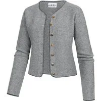 Nübler Trachtenstrickjacke Dirndlstrickjacke Maria in Zinn von Nübler