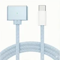 Alpha Electronics MagSafe 3 USB-C Schnellladekabel für Macbook Pro/Air magnetisches Ladekabel, USB-C, USB-C (200 cm), Schnellladend, 140W, magnetisch, zweifarbige LED-Anzeige