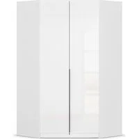 OTTO home Eckkleiderschrank Kleiderschrank Schrank Ankleidezimmer Schlafzimmer Garderobe AGORDO (in zwei Griff-Farben, Breite/Tiefe 117x117 cm, Höhen 210/229 cm) voll ausgestattet mit großzügigem Stauraum, 2 Höhen MADE IN GERMANY