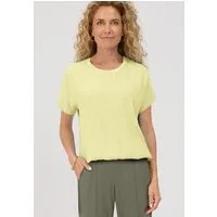 bianca Blusenshirt JULIE aus schönem Materialmix in Trendfarben