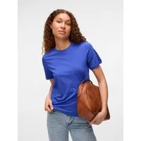 Vero Moda Kurzarmshirt VMPAULINA SS T-SHIRT GA JRS NOOS Baumwolle, regular fit