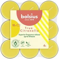 Bolsius Teelicht Bolsius Teelichte Citronella 18er Pack