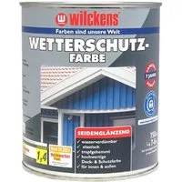 Wilckens Farben Wetterschutzfarbe Deck- & Schutzfarbe Holzfarbe 750ml oder 2,5L, Neu- & Renovierungsanstrich für Hölzer im Innen- & Außenbereich