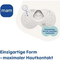 MAM BH-Stilleinlagen Stillhütchen Brusthütchen SkinSoft Silikon, S Gr., mit Aufbewahrungsbox