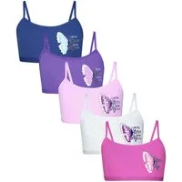 TupTam Bustier TupTam Mädchen Bustier mit Spaghettiträger 5er Pack