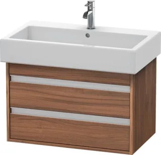 Duravit Ketho Waschtischunterbau wandhängend Nussbaum Matt 750x440x480 mm - KT663707979 KT663707979