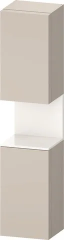 Duravit Qatego Hochschrank Taupe Matt 400x360x1760 mm - QA1346L22910010 QA1346L22910010