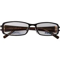 Fossil Brillengestell Korrektionsfassung Brille Metall Braun 50/16/135 - OF1165200