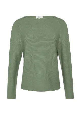 s.Oliver - Strickpullover grün - Gr. - 46