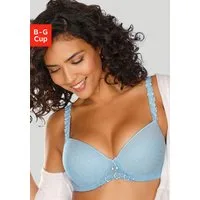 LASCANA Schalen-BH mit Bügel, mit verzierten Trägern, Dessous
