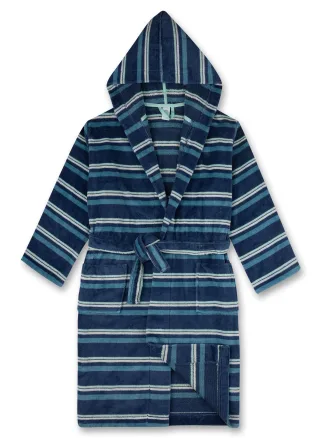 Sanetta - Bademantel/Morningcoat dark denim - Gr. - 176