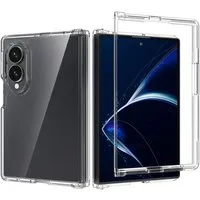 Wigento Handyhülle Acryl TPU für Samsung Galaxy Z Fold8 5G Kameraschutz Transparent 7,60 Zoll, Kameraschutz, transparente Rückseite