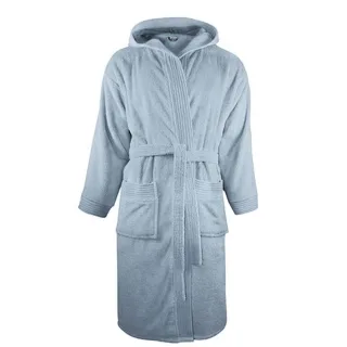 The One Towelling - Morgenmantel für Herren/Damen Unisex, mit Kapuze (Hellblau)