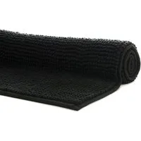 liebling Badematte, Fußbodenheizung geeignet, Polyester, rechteckig, Antirutsch-Beschichtung, sehr Saugfähig, Größe: 50x70 cm, graphit