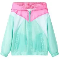 vidaXL Kapuzentop Kinder-Kapuzenjacke mit Reißverschluss Mehrfarbig 116