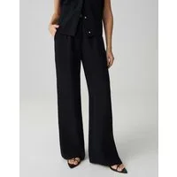 OPUS PANTS Stoffhose Mucia moss mit dezenter Struktur Praktische Taschen runden den entspannten Look ab