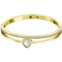 Lotus Style Armreif LS2121-2/1 Damen "Bliss" – Herz mit Zirkonia – Edelstahl vergoldet