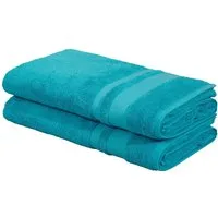 OTTO home Saunatuch Vanessa, 2 Saunatücher, 80x200cm, in Standard- und Premium-Qualität, Walkfrottee (Set, 2-St), Handtücher mit Bordüre, 100% Baumwolle, einfarbig, weich