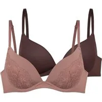 Dorina Push-up-BH Willa (2er Pack) leicht gepolsterte Cups, mit Bügel