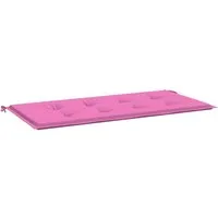 vidaXL Sitzauflage Stuhlpolster Oxford-Stoff Rosa 100 x 50 x 3 cm, (1 St)