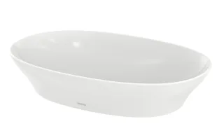TOTO TL Aufsatzwaschtisch weiß, rund, 400 mm, ohne Überlauf, L4724E#XW L4724EXW