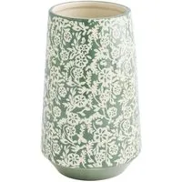 Next Dekovase Keramikvase mit Blumenmuster