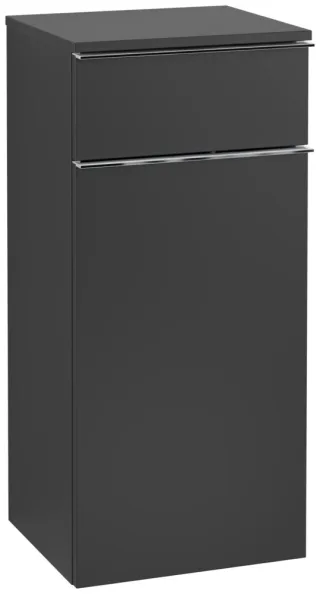 Villeroy & Boch Seitenschrank Venticello 404x866x372 mm 1 Tür 1 Schublade A:re Volcano Black A95011VL