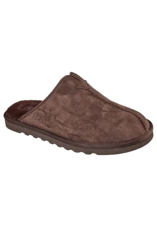Skechers Relaxed Fit RENTEN PALCO Herren Hausschuhe Pantoffeln gefüttert 66094 b...