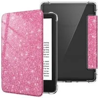 Fintie E-Reader-Hülle für 6" Kindle (11. Generation)–2024/2022, Clear Weich TPU Schutzhülle, mit Auto Sleep/Wake für 6 Zoll Kindle Basic 2024