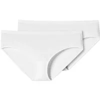 Schiesser Hipster 2er Pack 95/5 Organic (Spar-Set, 2-St) Hipster - Baumwolle - Besonders flache Nähte und supersofter Bund 