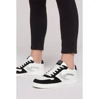 SOCCX Sneaker mit Zehenkappe aus Veloursleder