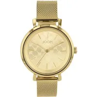 JOOP! Quarzuhr 2040158, Armbanduhr, Damenuhr, Edelstahlarmband, analog