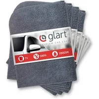 Glart 7er Set Mikrofasertücher Auto Autopflege Kfz Poliertücher 40x40 cm Mikrofasertuch (80% Polyester, 20% Nylon, 40x40 cm)