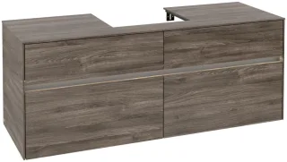 Villeroy & Boch Waschtischunterschrank Collaro C073B0 1400x548x500mm mit Beleuchtung C073B0RK