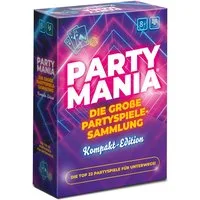Gomazing Spiel Partymania Kompakt Edition, Spiele-Set, Die 22 besten Partyspiele