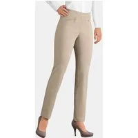 GOLDNER Stoffhose Schlupfhose LOUISA mit Steppnähten Komfortable Stretchhose, Slim Fit, mit Taschen