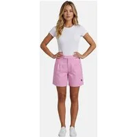 U.S. Polo Assn. Shorts USOolivia Damen Leinenshorts – Shorts luftig mit Taschen und Leinenmix Leichte Sommer Shorts aus Leinenmix mit bequemer Passform